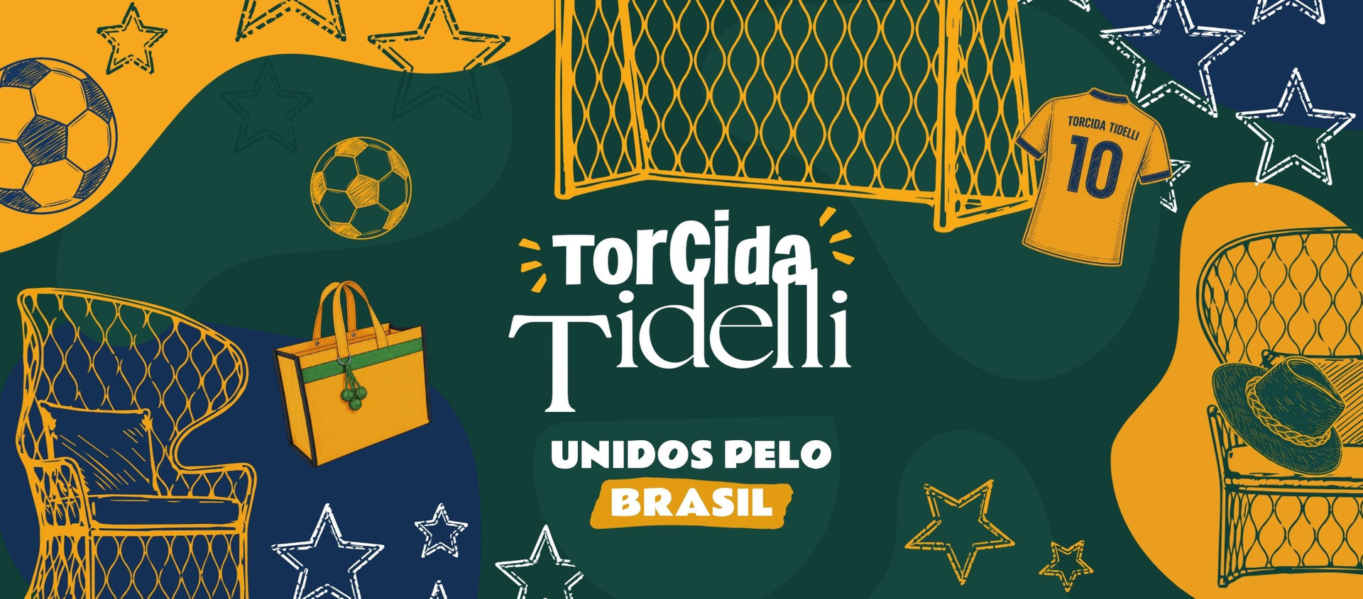 Identidade da campanha Torcida Tidelli, Unidos pelo Brasil